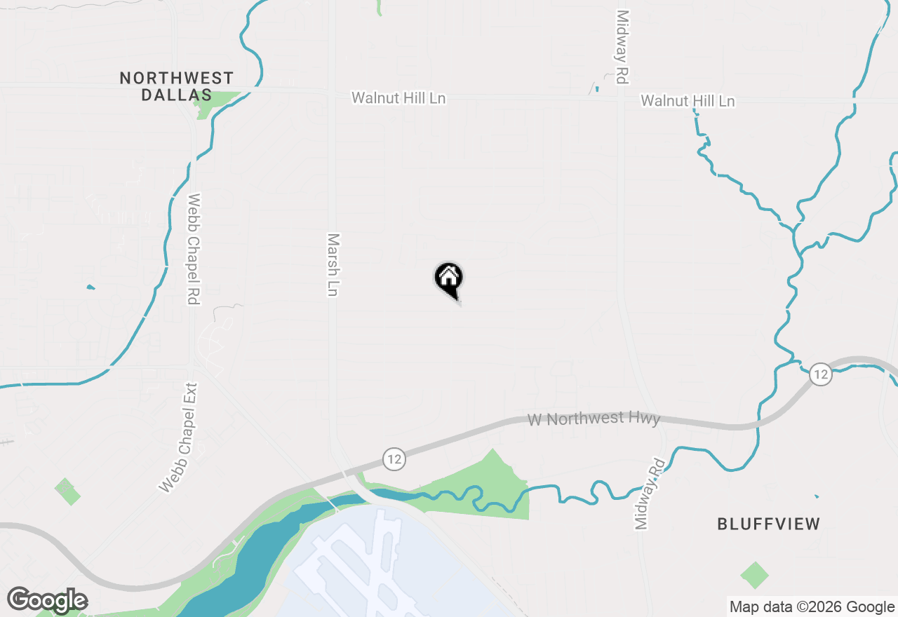 Map of 3894 Gaspar Drive, Dallas, TX 75220