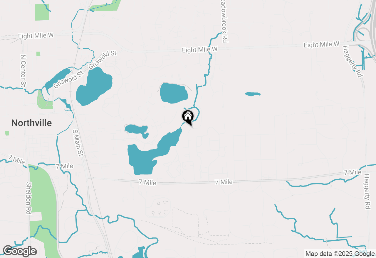Map of 19479 Scenic Harbour Drive, Northville, MI 48167