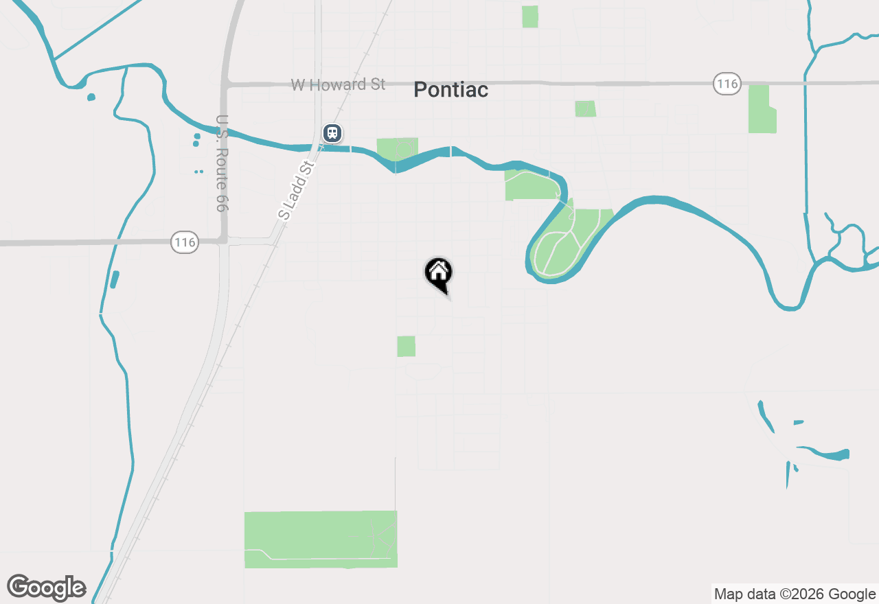 Map of 220 W Bennett Street, Pontiac, IL 61764