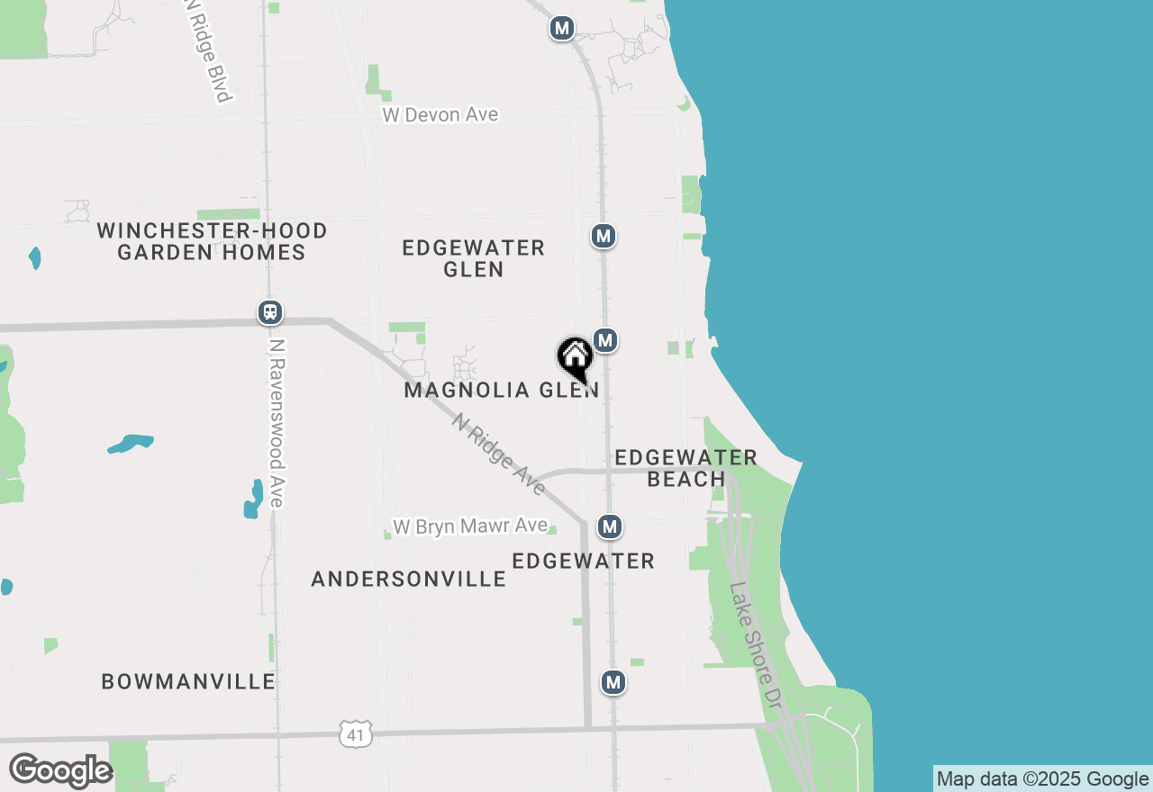 Map of 5840 N Broadway Street, Chicago, IL 60660