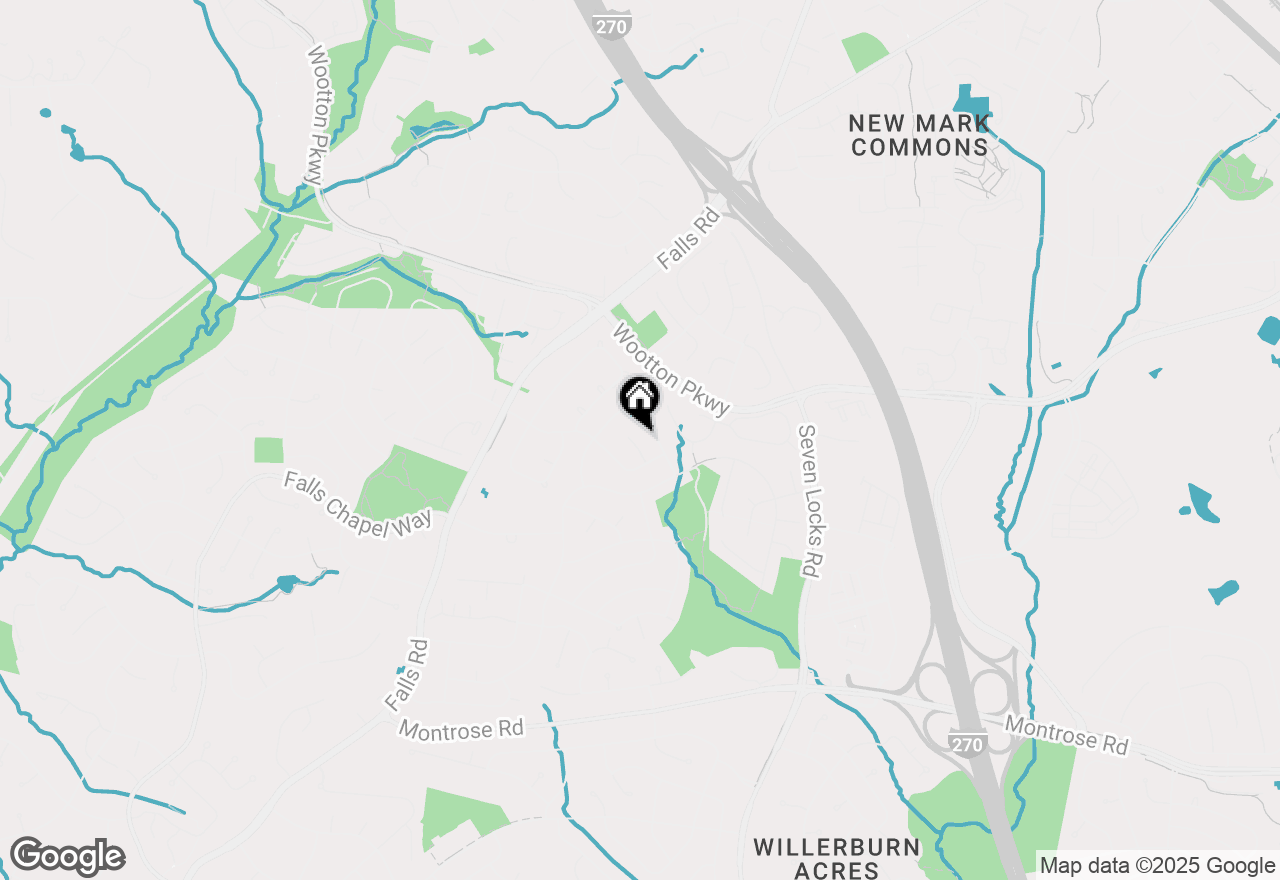 Map of 3 Harrowgate Court, Potomac, MD 20854