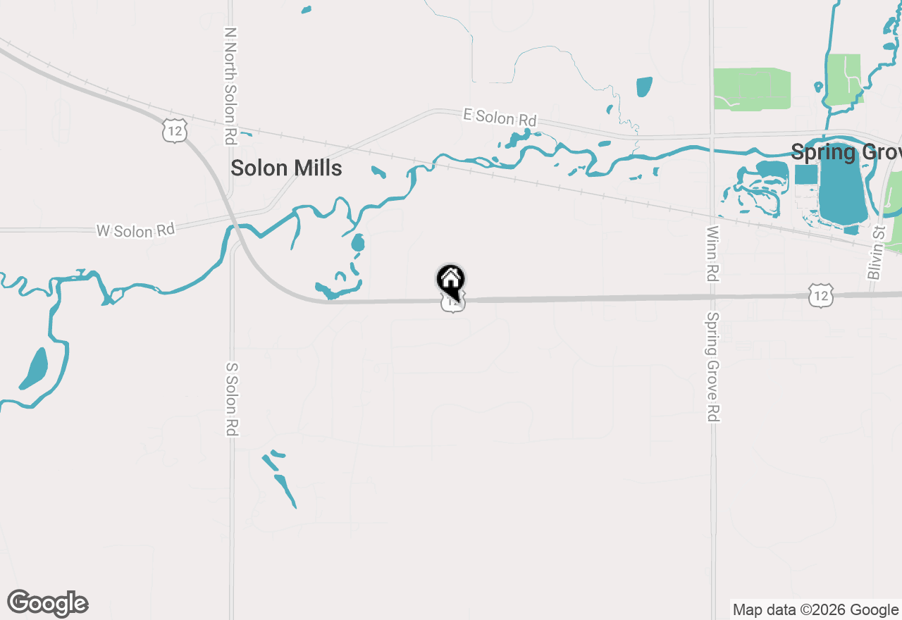 Map of 3428 Kings Lair Drive, Spring Grove, IL 60081