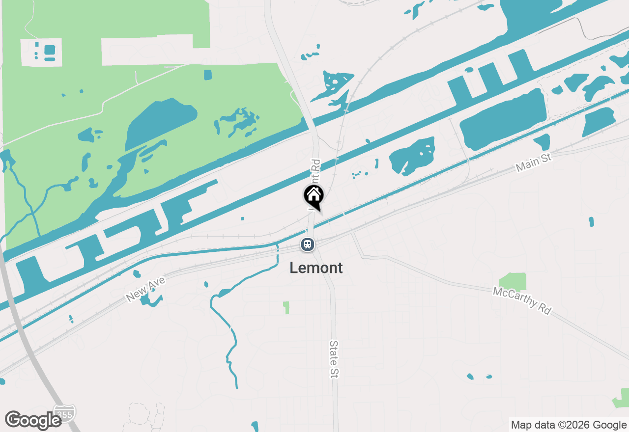 Map of 332 River Street #4504, Lemont, IL 60439