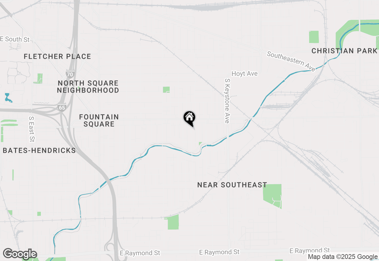 Map of 1146 Villa Avenue, Indianapolis, IN 46203