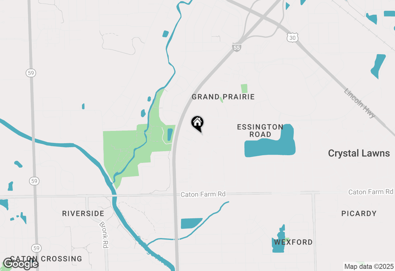 Map of 2520 Von Esch Road, Joliet, IL 60431