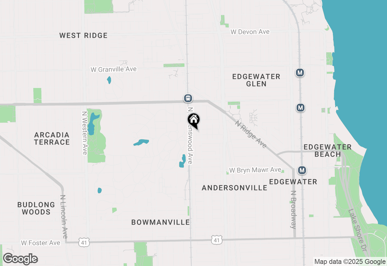 Map of 5823 N Ravenswood Avenue #205, Chicago, IL 60660