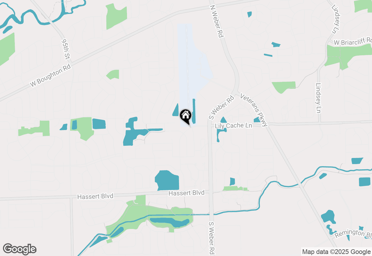 Map of 1384 Lily Cache Lane, Bolingbrook, IL 60490