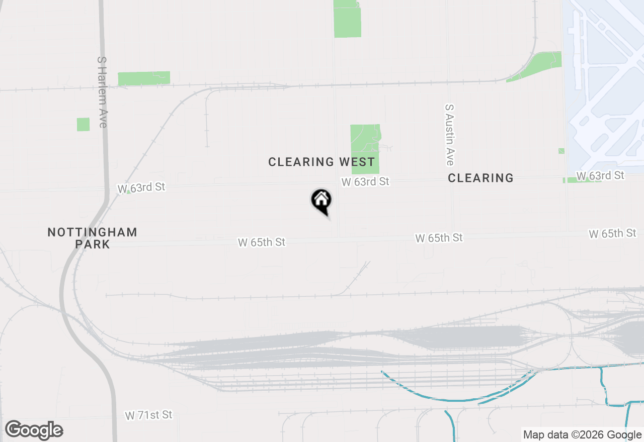 Map of 6436 W 64th Place #C1, Chicago, IL 60638