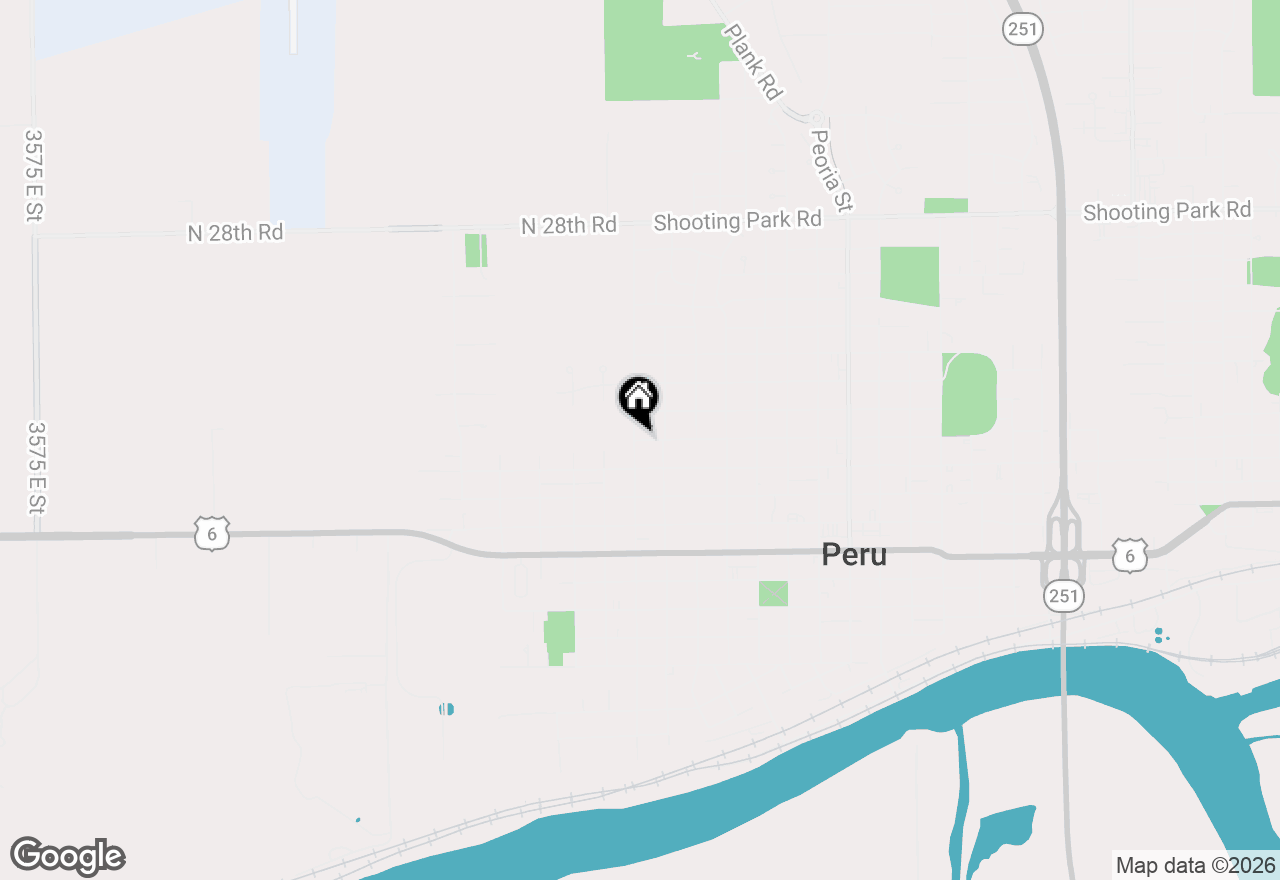 Map of 2430 8th Street, Peru, IL 61354