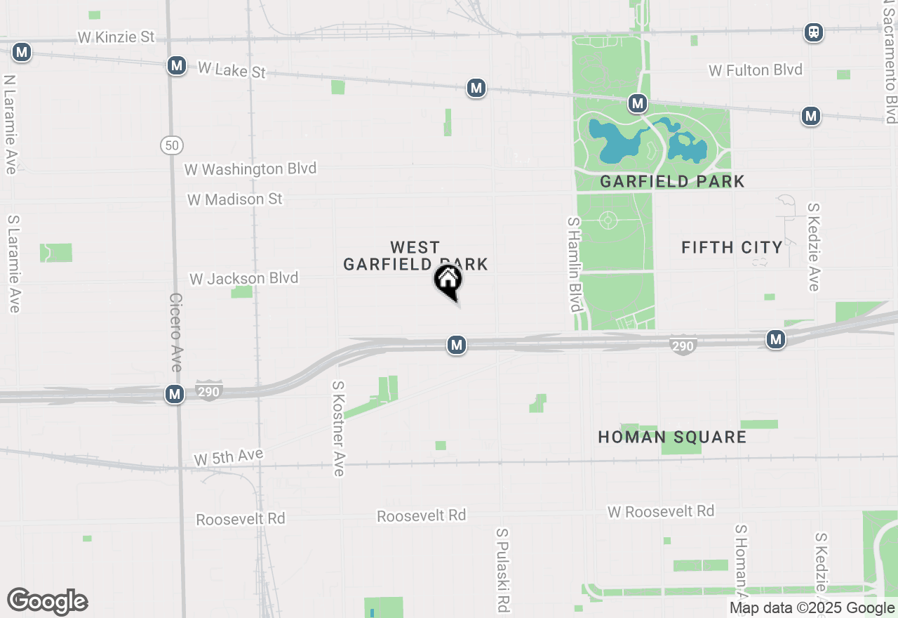 Map of 4110 W Van Buren Street, Chicago, IL 60624