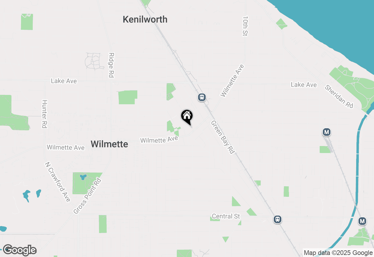 Map of 620 Prairie Avenue, Wilmette, IL 60091