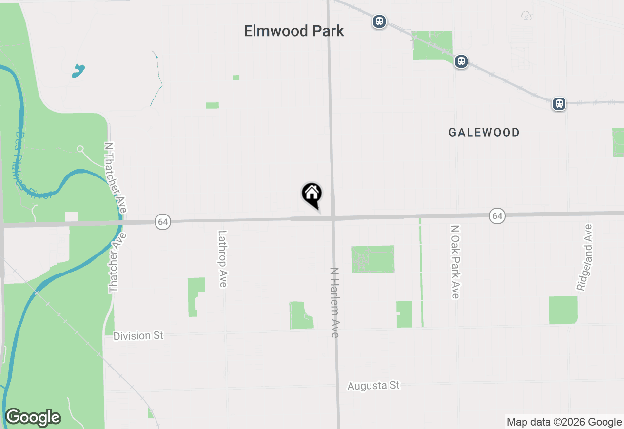 Map of 7234 W North Avenue #1005, Elmwood Park, IL 60707