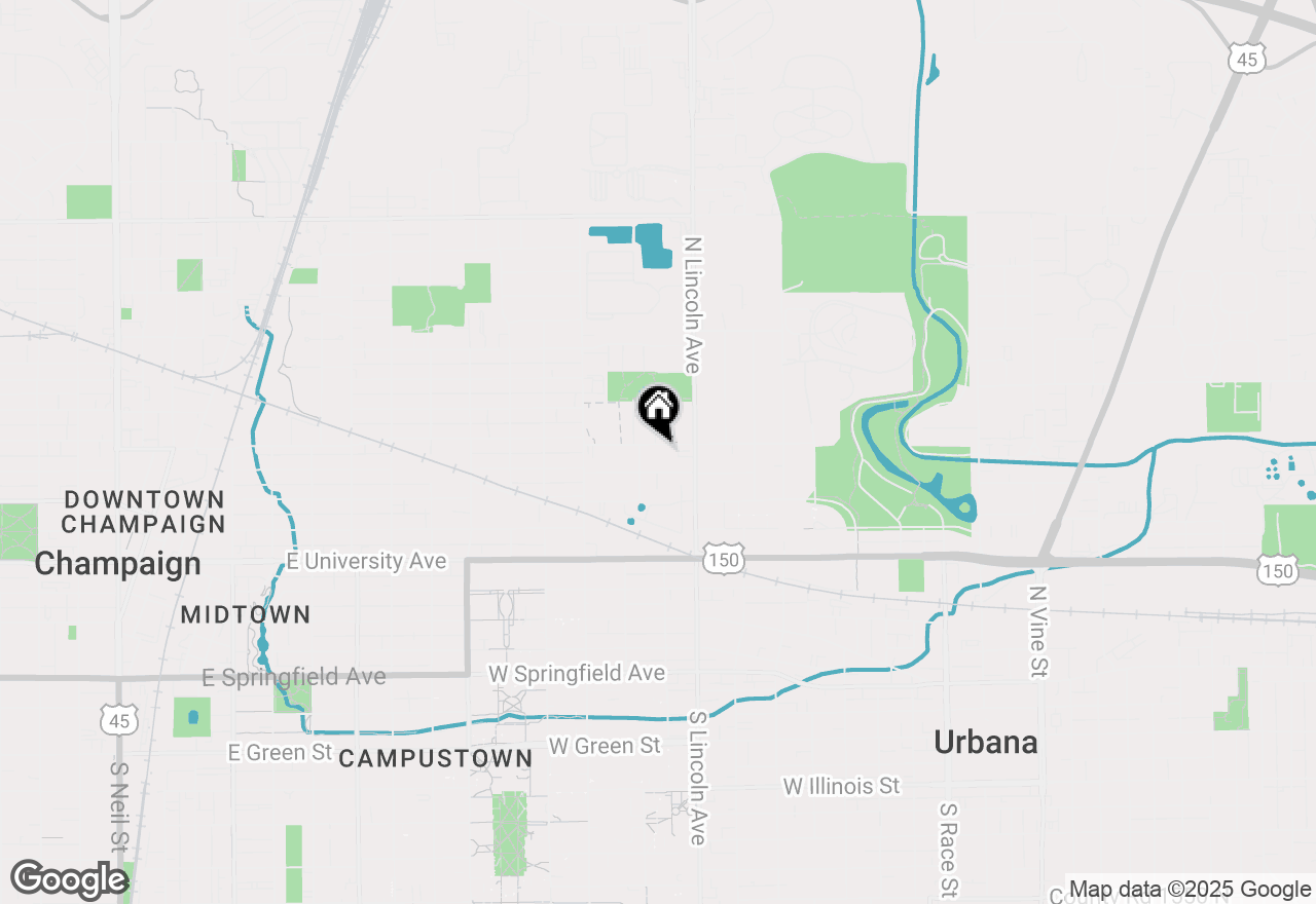 Map of 1003 Fairview Avenue, Urbana, IL 61801