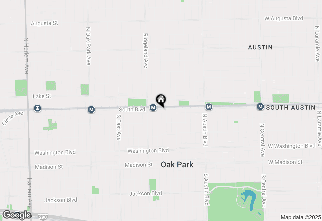 Map of 255 South Boulevard #11, Oak Park, IL 60302