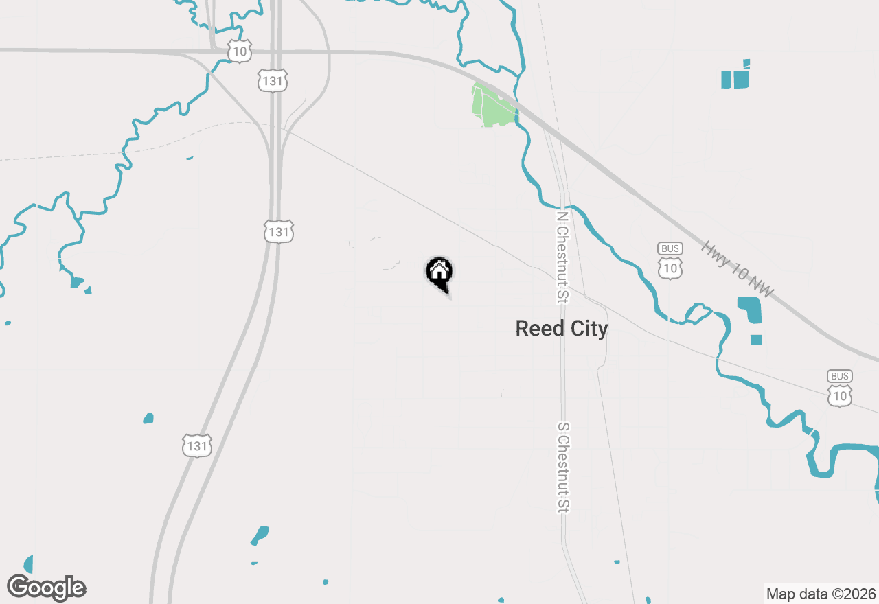 Map of 430 W Upton Avenue, Reed City, MI 49677