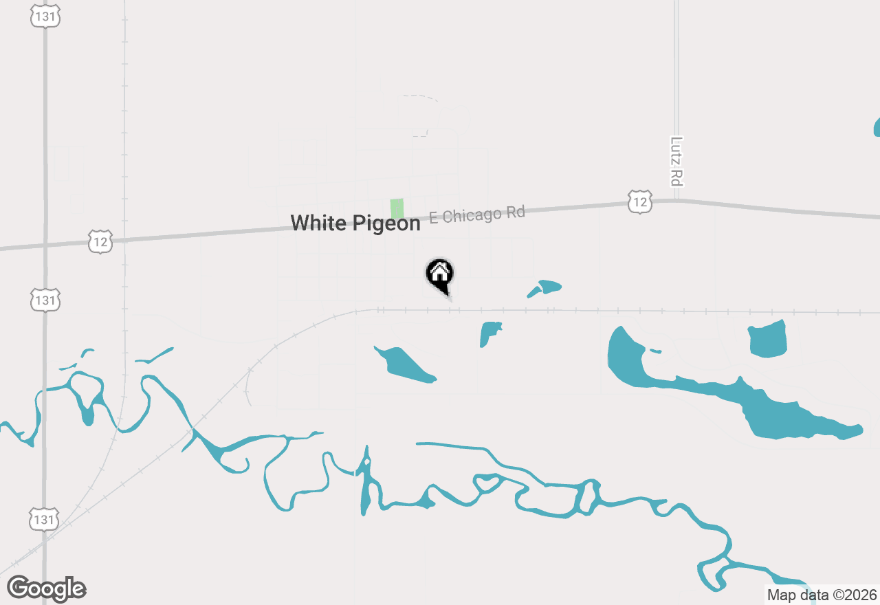 Map of 308 E Peck Avenue, White Pigeon, MI 49099