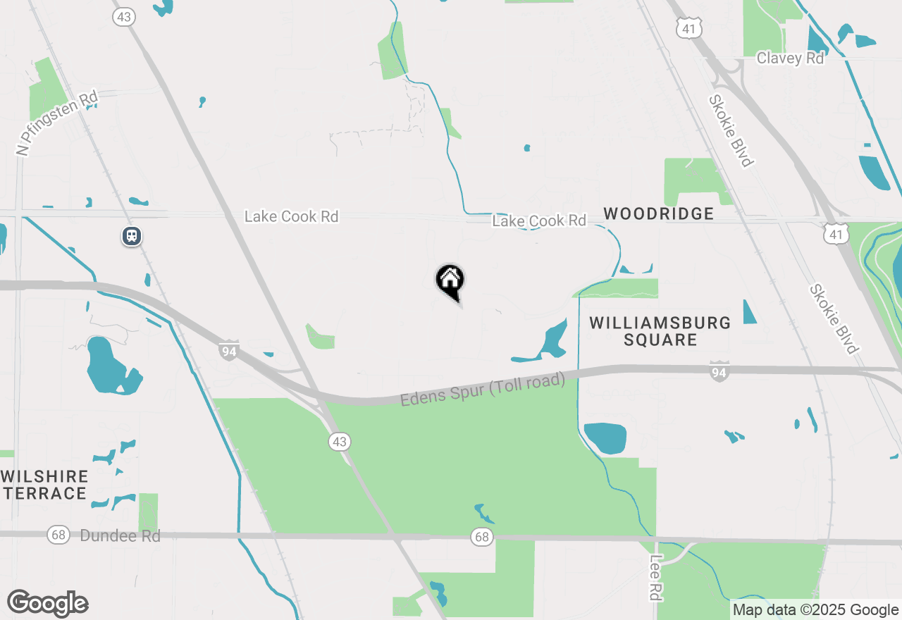 Map of 216 Hickory Court, Northbrook, IL 60062