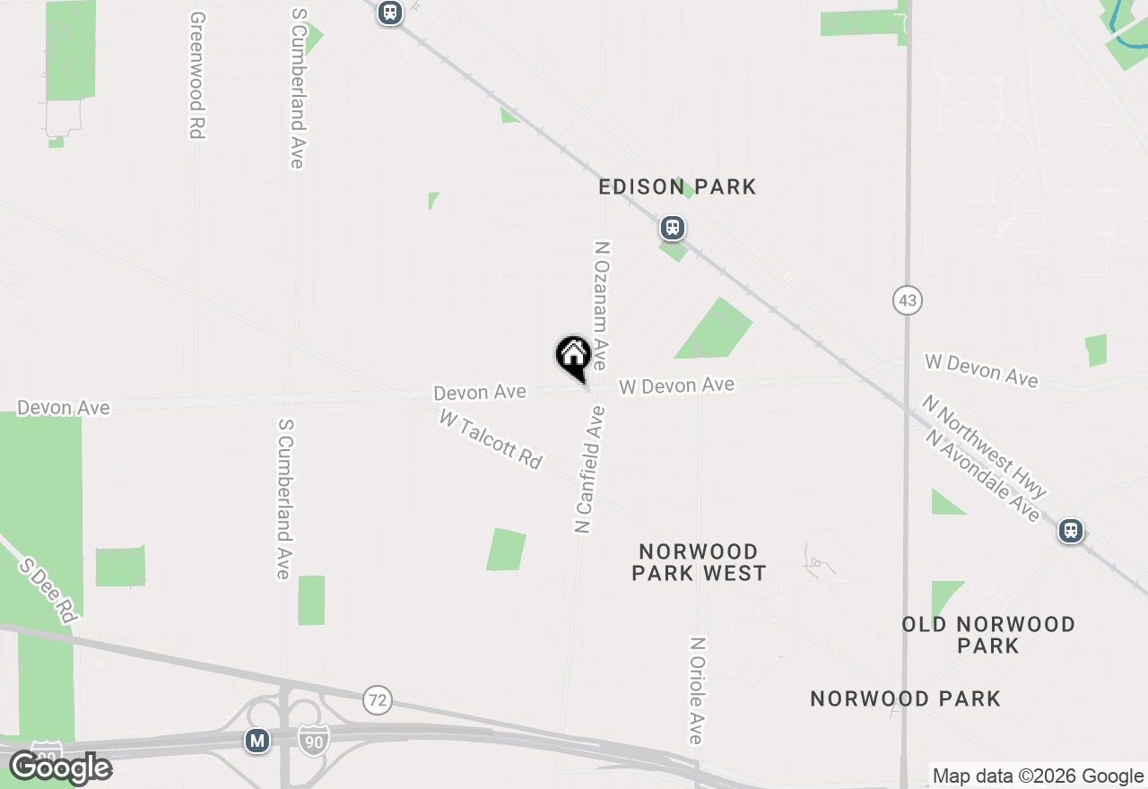 Map of 1201 Grove Avenue, Park Ridge, IL 60068