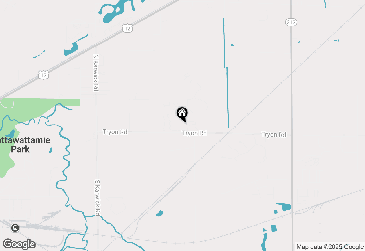 Map of 25 Tryon Farm Lane, Michigan City, IN 46360