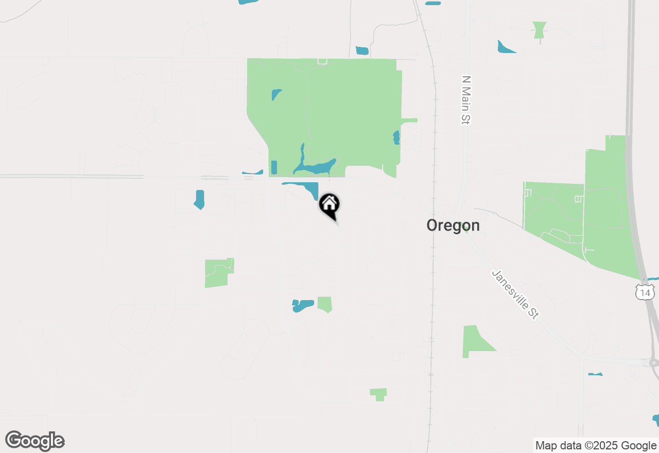 Map of 609 N Woods Edge Dr, Oregon, WI 53575