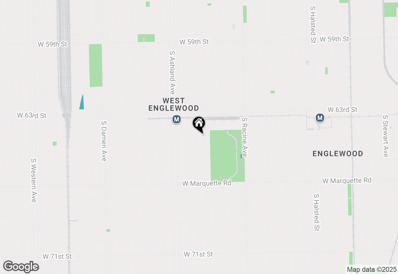 Map of 6420 S Bishop Street, Chicago, IL 60636