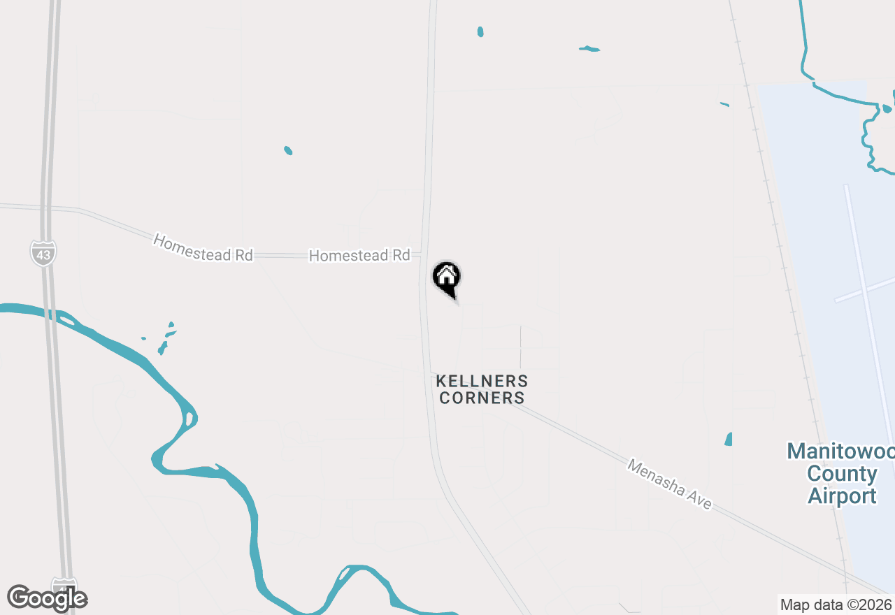 Map of 4631 Ridge Ct, Manitowoc, WI 54220