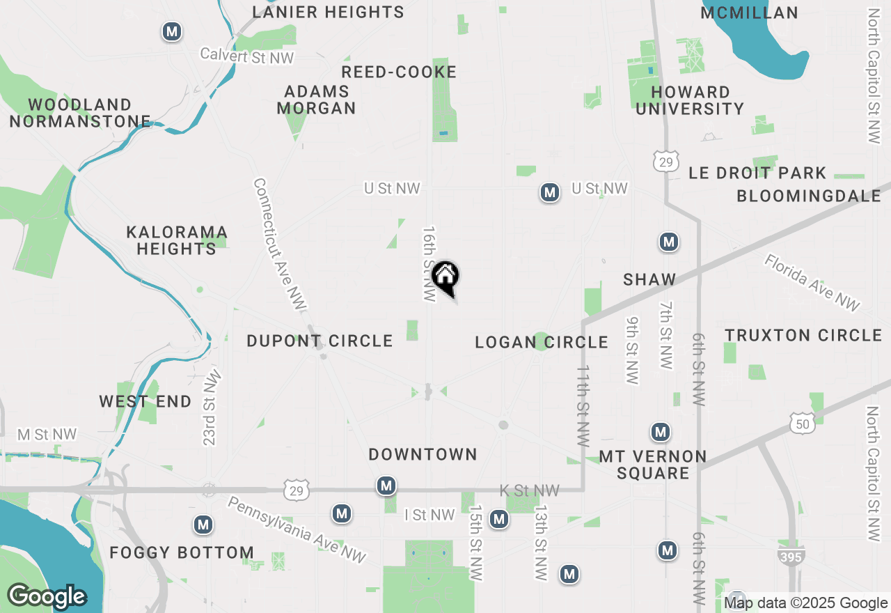Map of 1525 Q Street Nw #2, Washington, DC 20009
