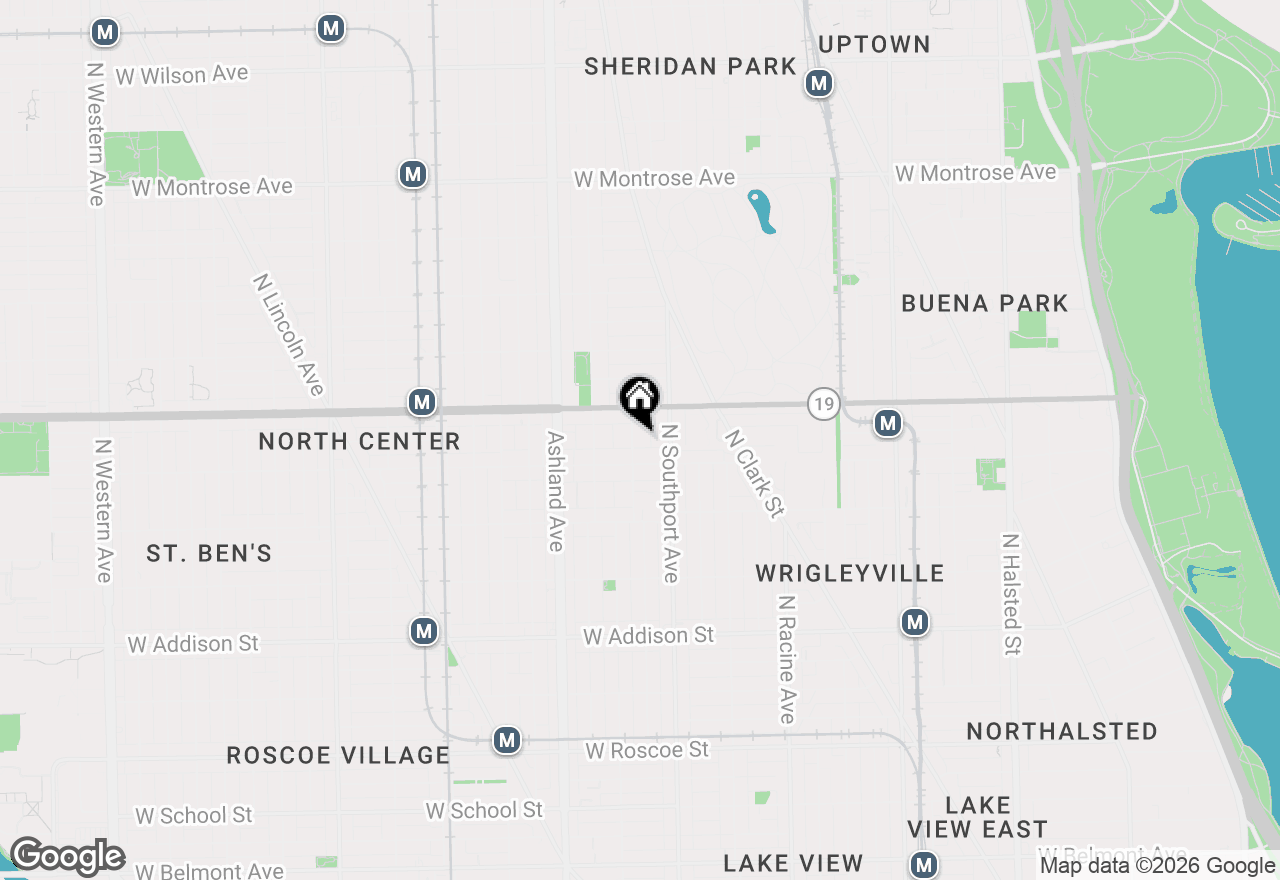 Map of 3923 N Janssen Avenue #2E, Chicago, IL 60613
