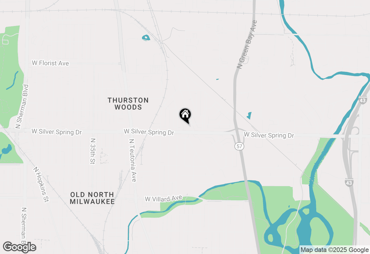 Map of 5618 N Dexter Ave, Glendale, WI 53209