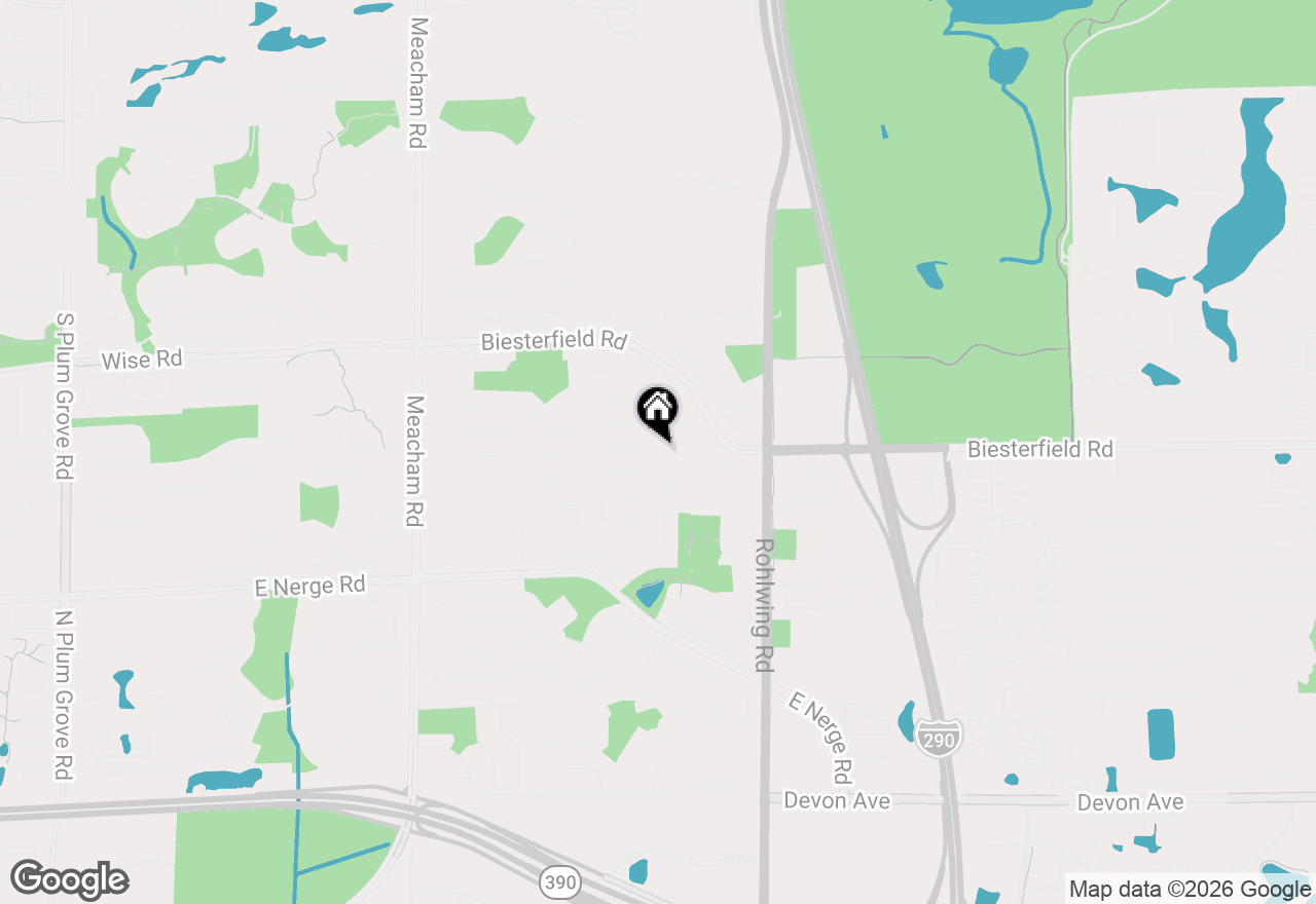 Map of 898 Debra Lane, Elk Grove Village, IL 60007