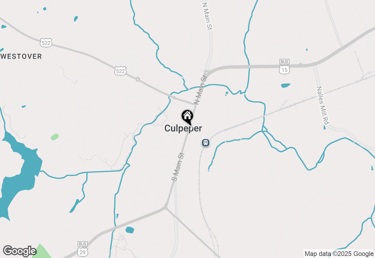 Map of 128 N Main Street, Culpeper, VA 22701