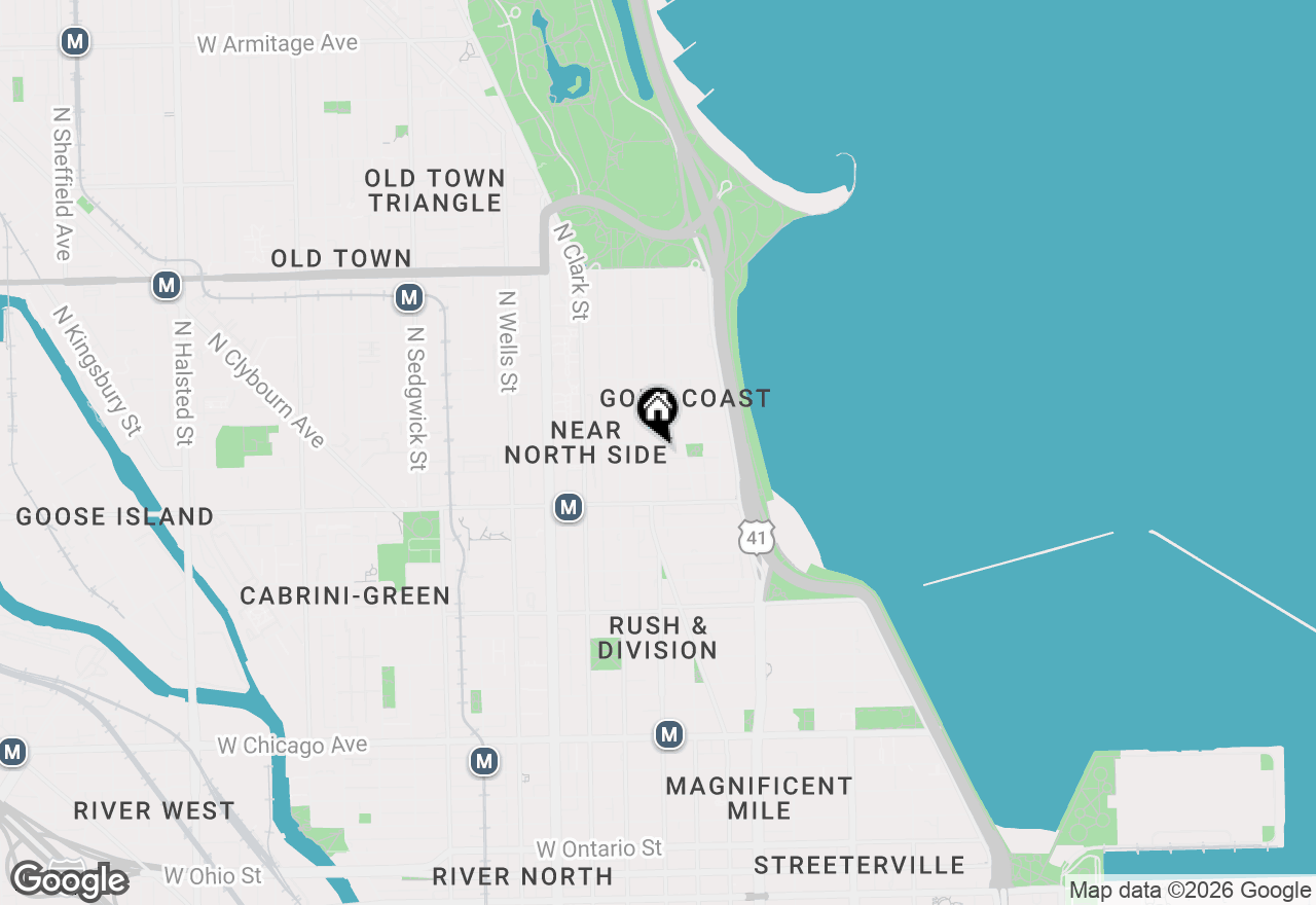 Map of 1255 N State Parkway #7B, Chicago, IL 60610