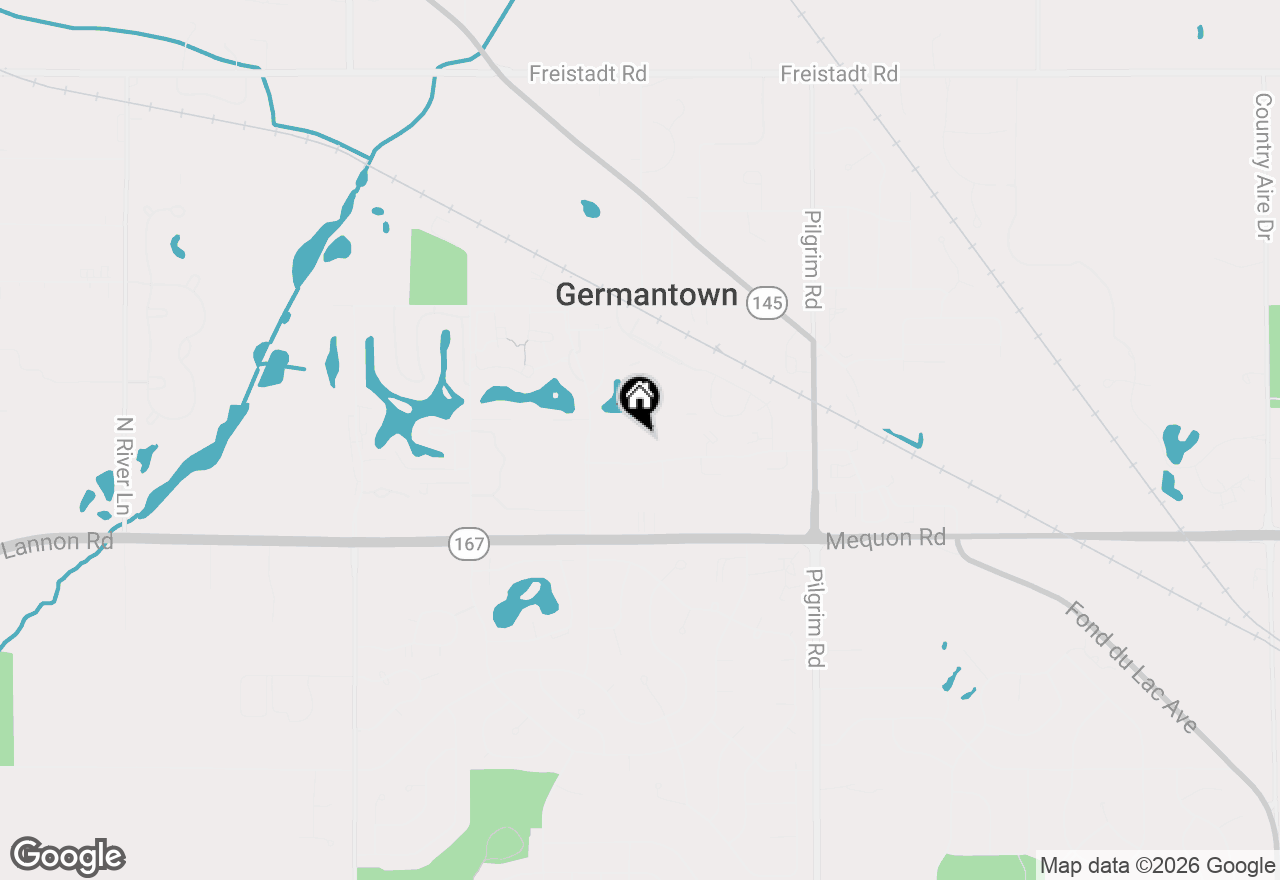 Map of N113W16218 Sylvan Cir #B-18, Germantown, WI 53022