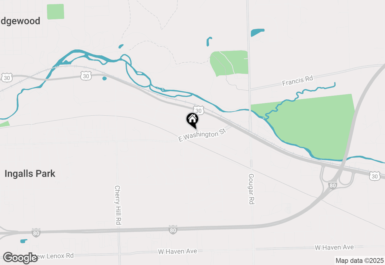 Map of 100 Montieth Street, Joliet, IL 60433