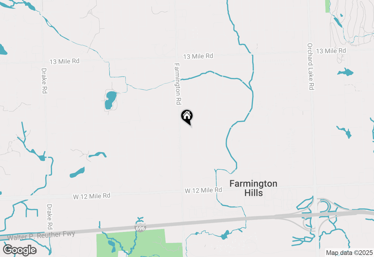 Map of 28483 Kirkside Lane, Farmington Hills, MI 48334