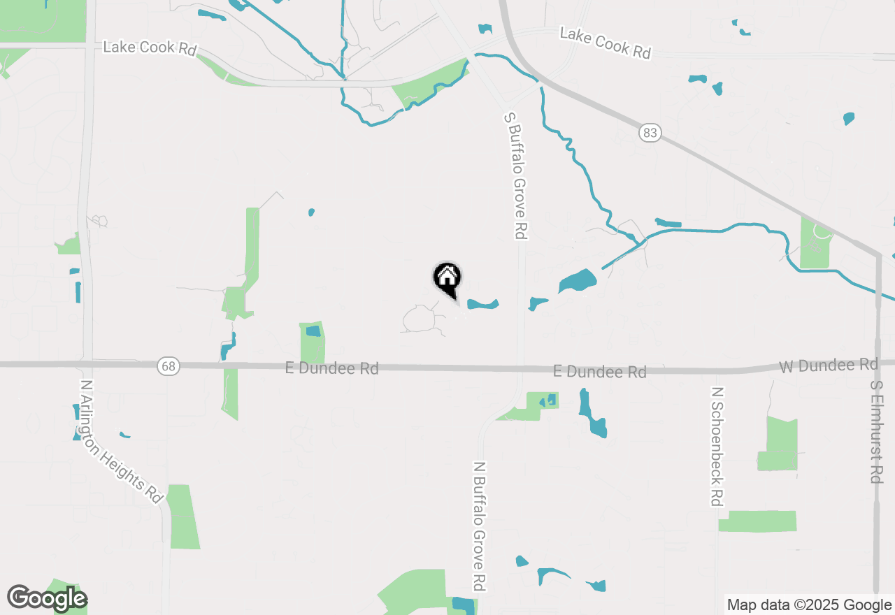 Map of 243 Old Oak Court W #243, Buffalo Grove, IL 60089