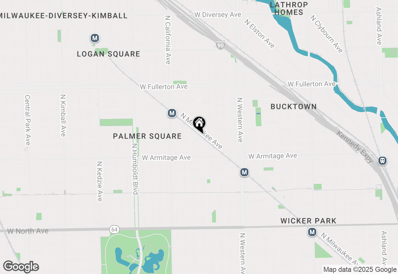 Map of 2139 N Bingham Street, Chicago, IL 60647