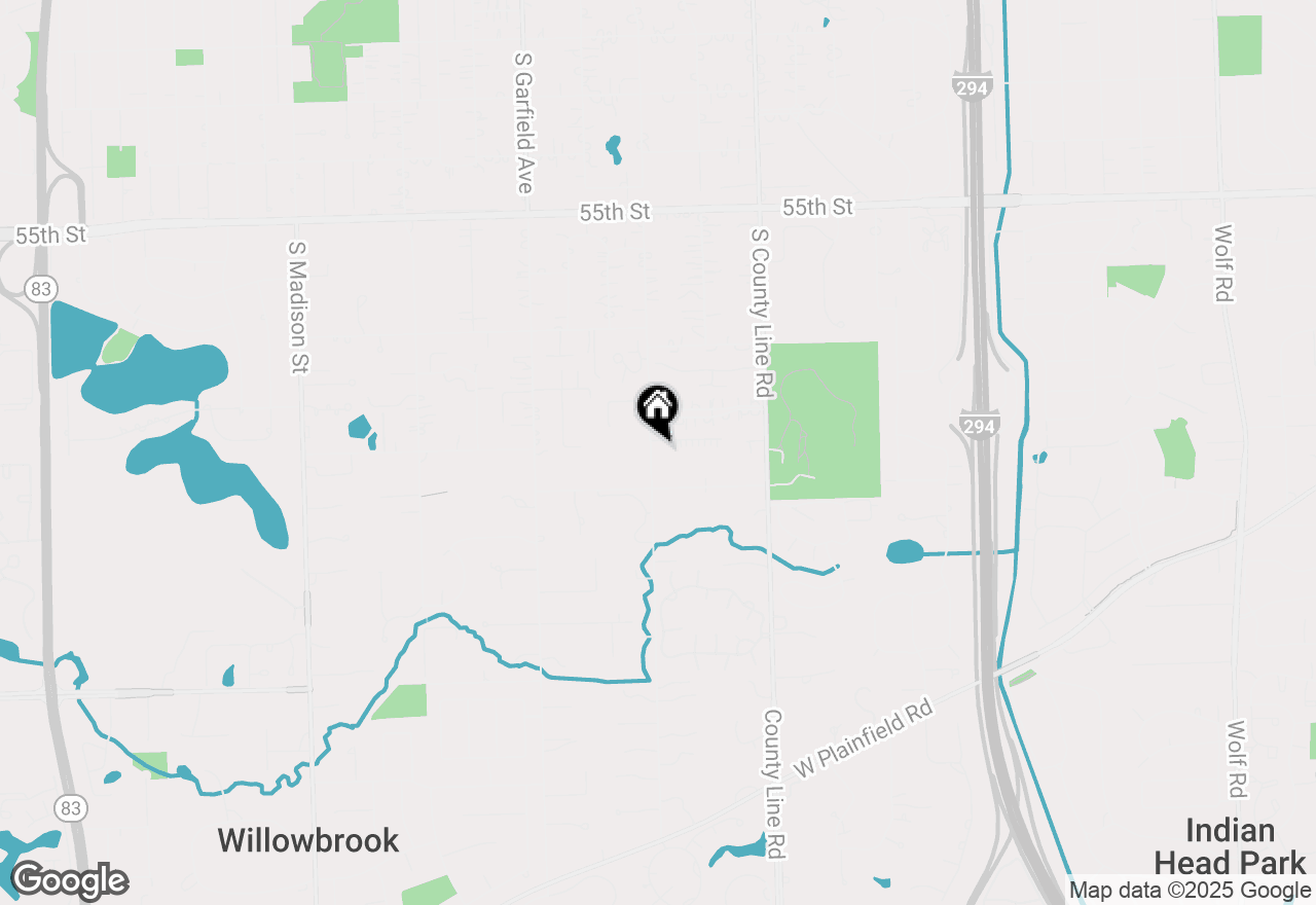 Map of 301 E 59th Street, Hinsdale, IL 60521