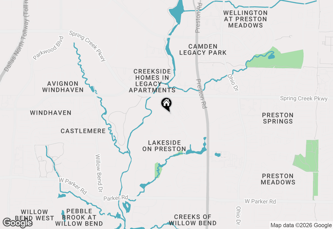 Map of 5805 Spring Glade Court, Plano, TX 75093