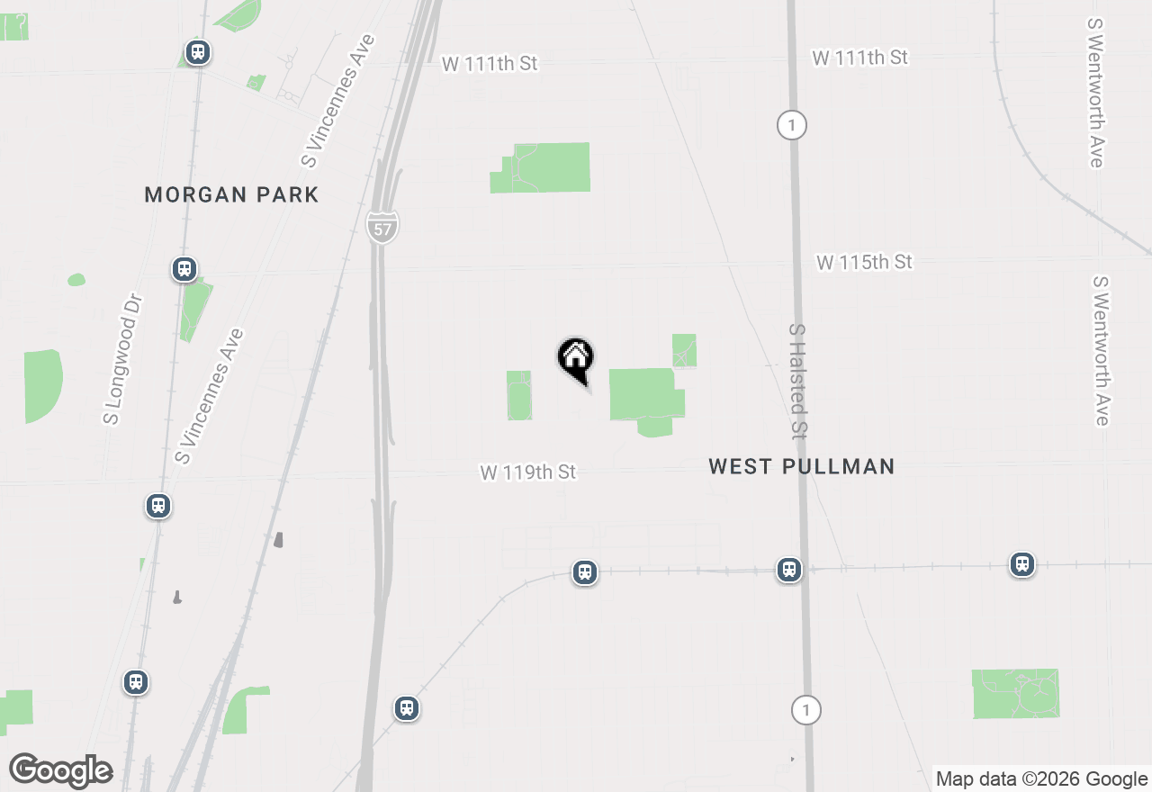 Map of 11733 S Elizabeth Street, Chicago, IL 60643