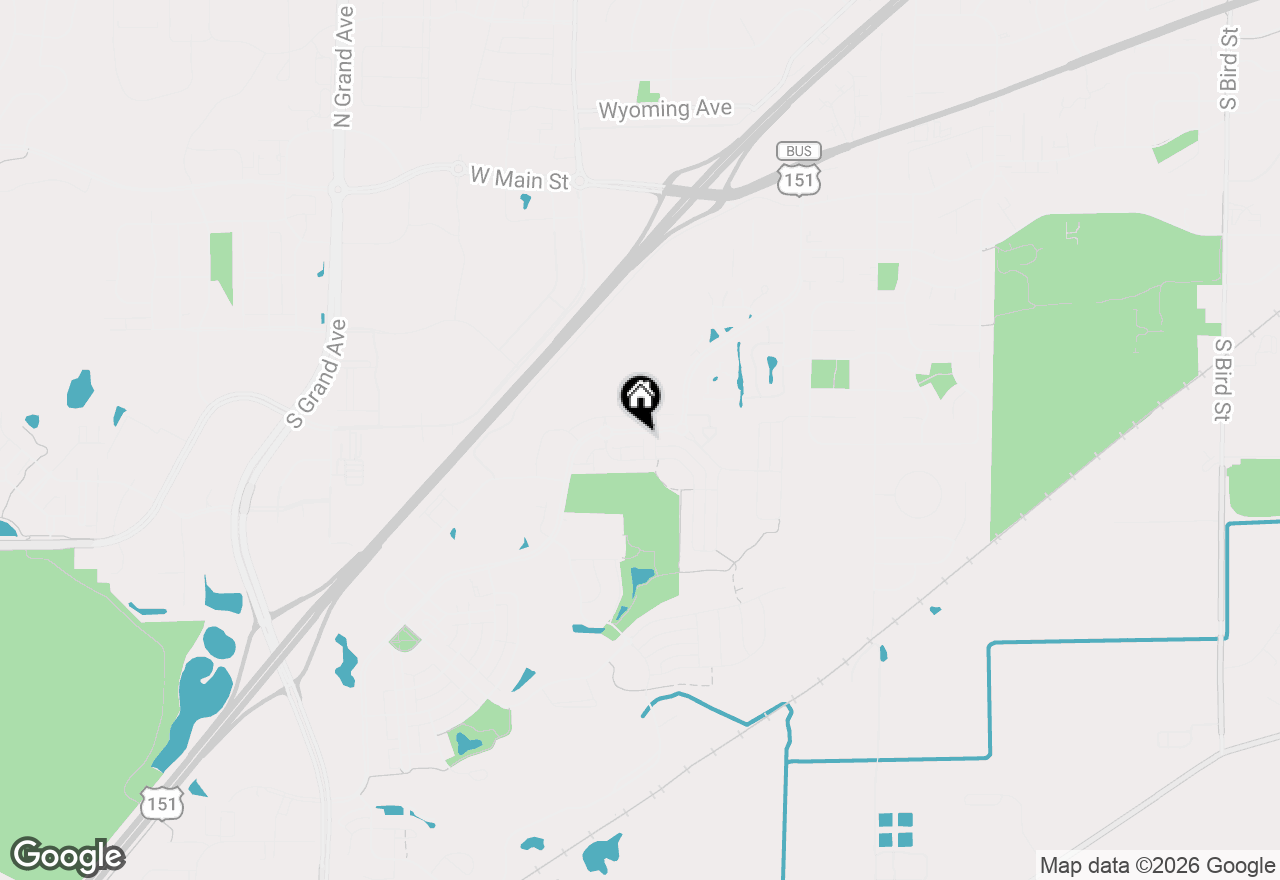 Map of 1105 Okeeffe Avenue, Sun Prairie, WI 53590