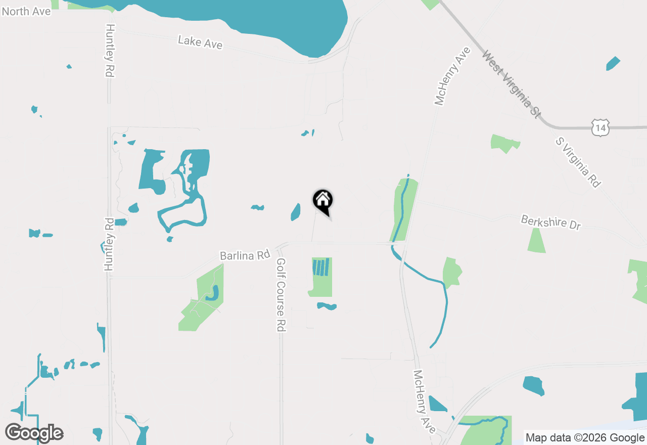 Map of 710 Saint Andrews Lane #23, Crystal Lake, IL 60014