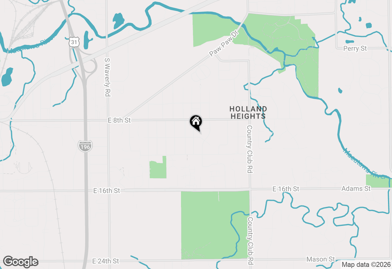 Map of 231 Cypress Avenue, Holland, MI 49423