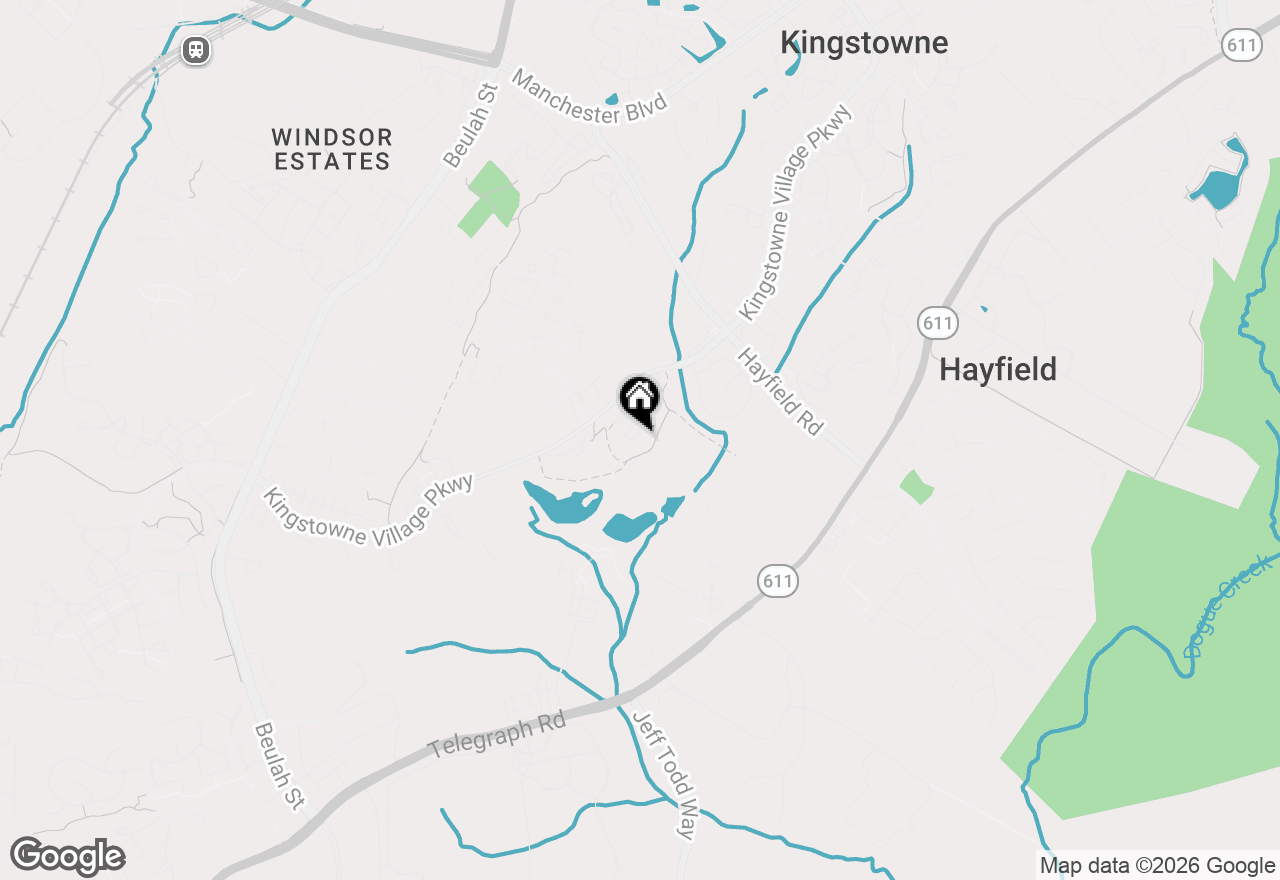 Map of 7509 Ashby Lane #J, Alexandria, VA 22315