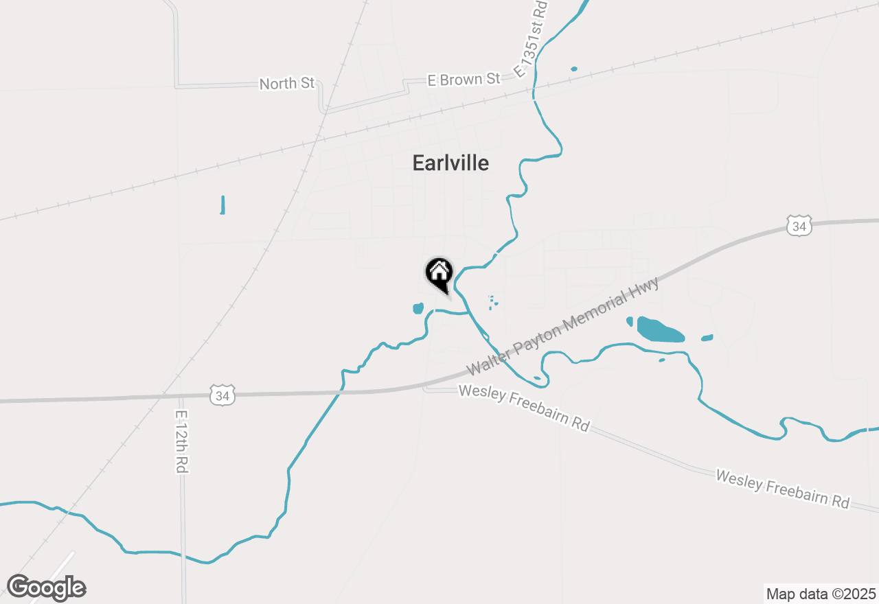 Map of 816 S Ottawa Street, Earlville, IL 60518