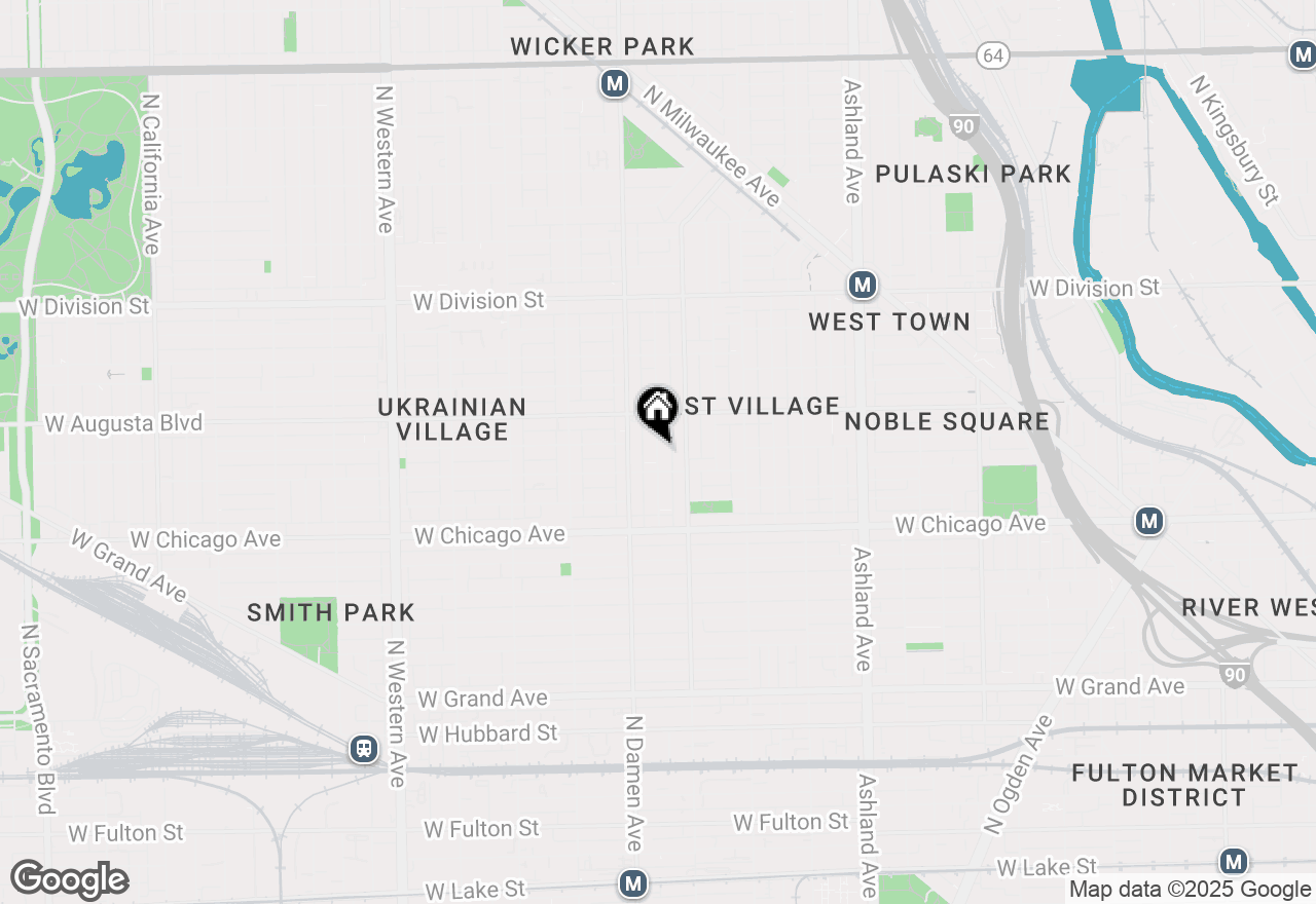 Map of 918 N Winchester Avenue #4, Chicago, IL 60622