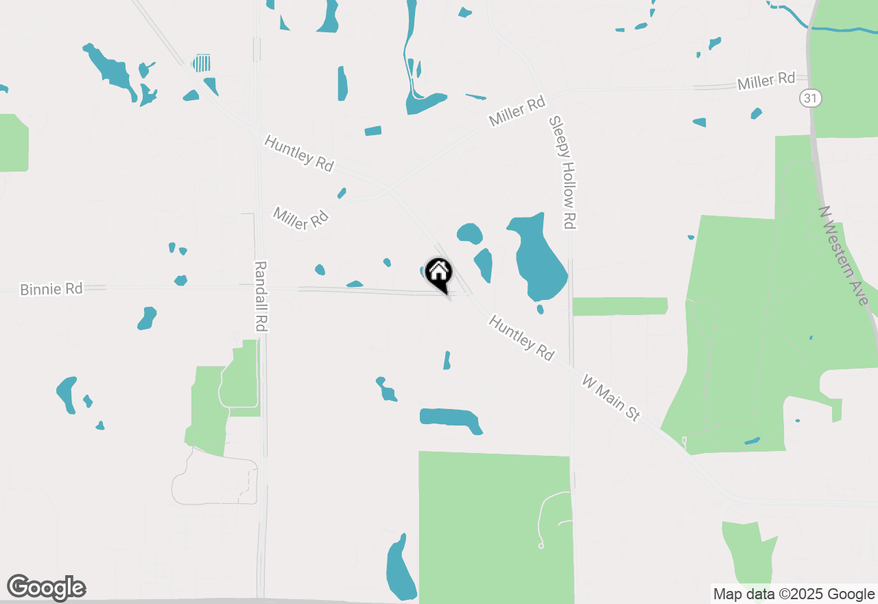 Map of 36W461 Binnie Road, Dundee, IL 60118