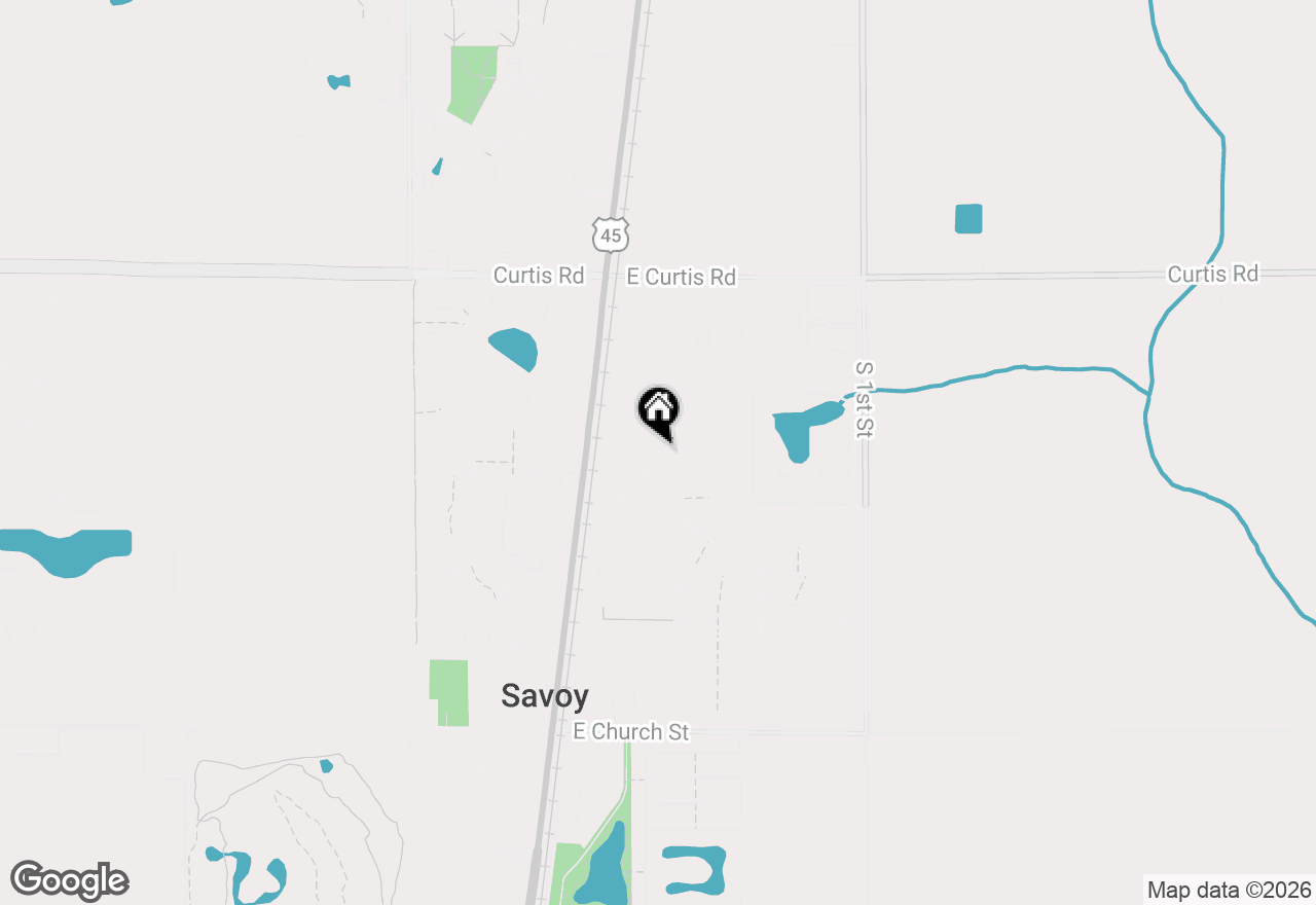 Map of 800 Lavender Drive, Savoy, IL 61874