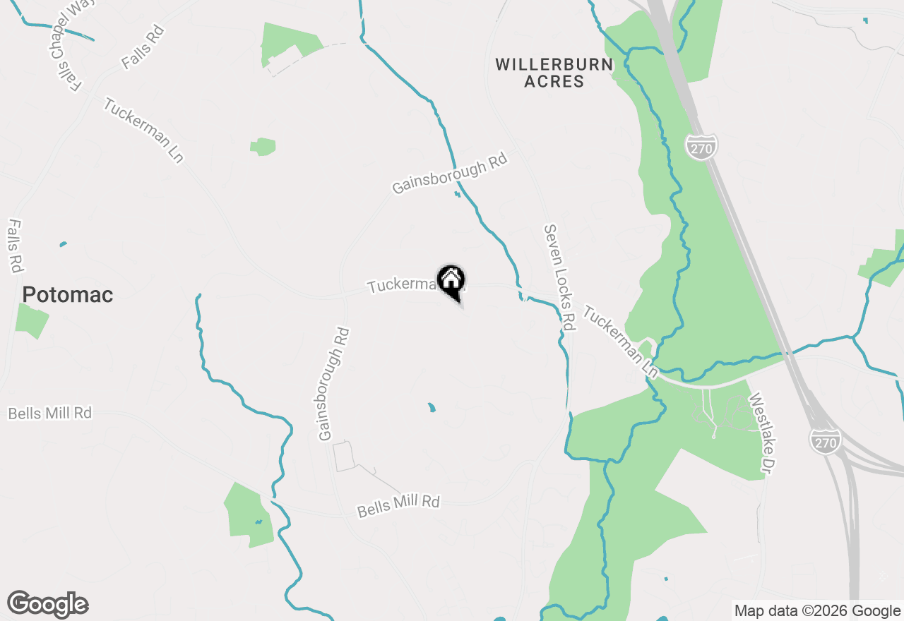 Map of 8212 Killean Way, Potomac, MD 20854