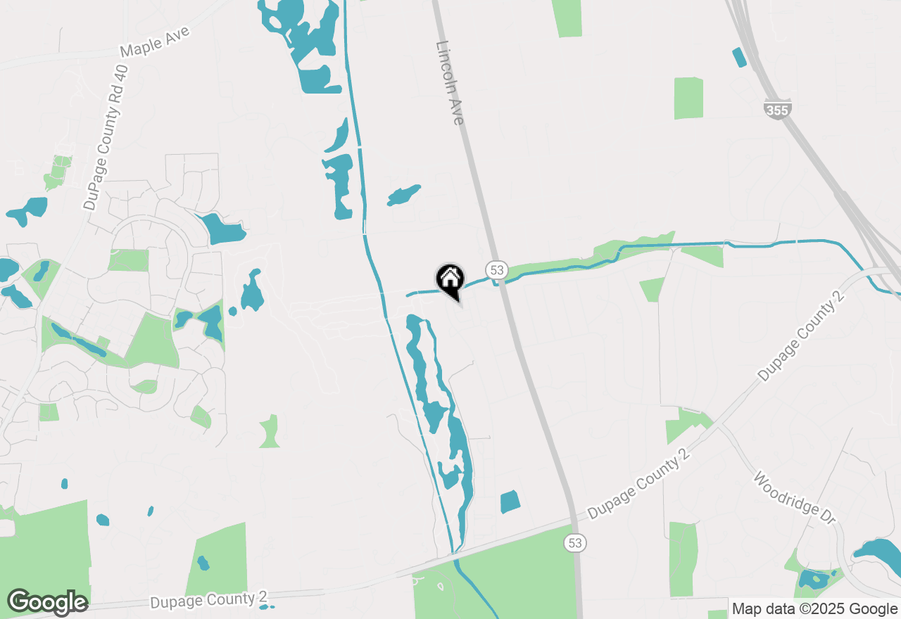 Map of 6399 Double Eagle Drive, Woodridge, IL 60517